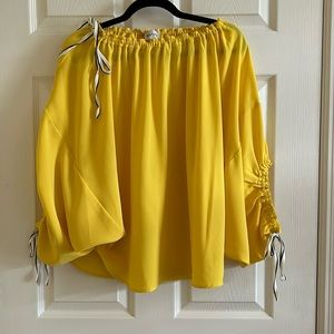 Gibson Latimer Yellow Shirt with black and white Ribbon